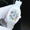 Đồng hồ nữ Franck Muller V32 ABF Color Dreams Ceramic White máy Thụy Sĩ siêu cấp