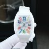 Đồng hồ nữ Franck Muller V32 ABF Color Dreams Ceramic White máy Thụy Sĩ siêu cấp