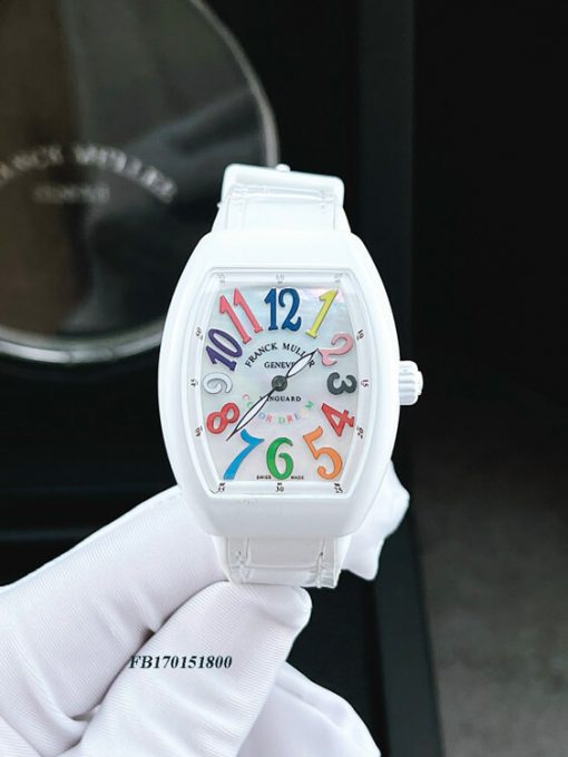 FB170151800-franck-muller-color-(5) Đồng hồ nữ Franck Muller V32 ABF Color Dreams Ceramic White máy Thụy Sĩ siêu cấp