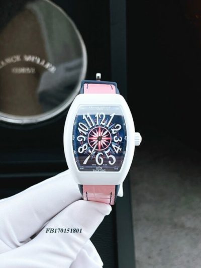 Đồng hồ nữ Franck Muller V32 ABF dây hồng