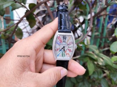 Đồng hồ Franck Muller nữ máy pin viền đính full đá cao cấp