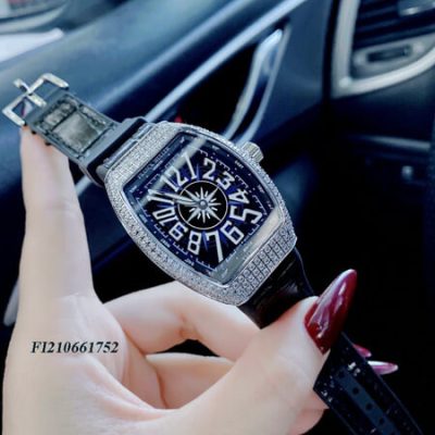 Đồng hồ nữ Franck muller V32 Stell Custom cao cấp màu đen