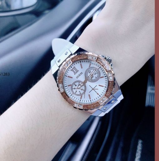 Đồng hồ nữ Guess W1053L3 LIMELIGHT trắng