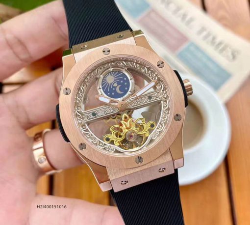 H2I400151016-hublot-thuy-si-7 Đồng hồ Hublot Nam lộ máy cơ thụy sĩ dây cao su cao cấp