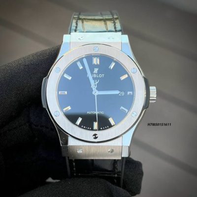 Đồng Hồ Nam Hublot Fusion Classic JJF Replica 1:1 dây da cá sấu cao cấp Thụy Sỹ