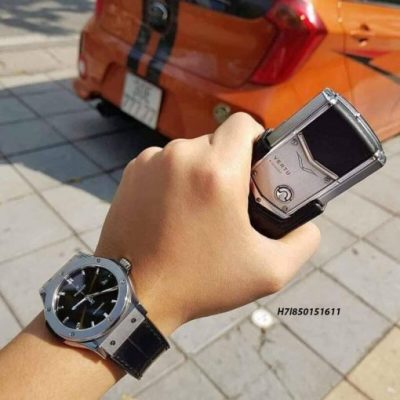 Đồng Hồ Nam Hublot Fusion Classic JJF Replica 1:1 dây da cá sấu cao cấp Thụy Sỹ