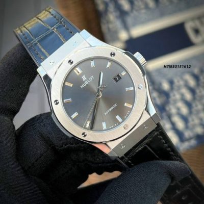 Đồng Hồ Nam Hublot Fusion Classic JJF Replica 1:1 dây da cá sấu pháp cao cấp Thụy Sỹ