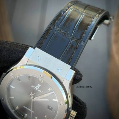 Đồng Hồ Nam Hublot Fusion Classic JJF Replica 1:1 dây da cá sấu pháp cao cấp Thụy Sỹ