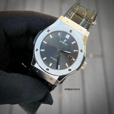 Đồng Hồ Nam Hublot Fusion Classic JJF Replica 1:1 dây da cá sấu pháp cao cấp Thụy Sỹ