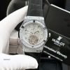 HB420661830-hublot-nam-lộ-cơ-full-đá đồng hồ hublot nam lộ cơ mặt full đá bạc