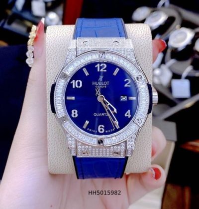 Đồng hồ Hublot cặp mặt đính đá full viền cao cấp