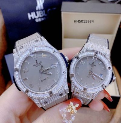 Đồng hồ Hublot cặp nam nữ Geneve máy nhật cao cấp