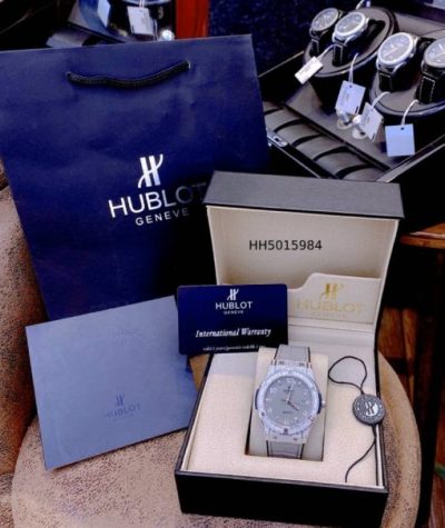 Đồng hồ Hublot cặp nam nữ Geneve máy nhật cao cấp