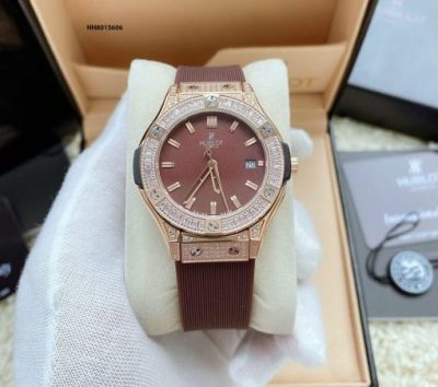 đồng hồ hublot nữ màu nâu geneve nữ giá rẻ