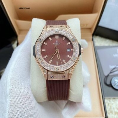 đồng hồ hublot nữ màu nâu geneve nữ giá rẻ