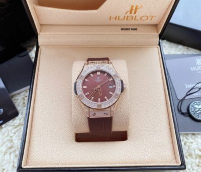 đồng hồ hublot nữ màu nâu geneve nữ giá rẻ