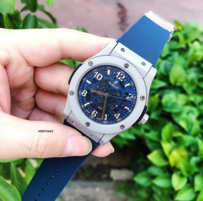 Đồng hồ Hublot Geneve Automatic 1101458 Nam Blue xanh siêu cấp