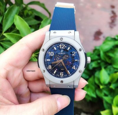 Đồng hồ Hublot Geneve Automatic 1101458 Nam Blue xanh siêu cấp