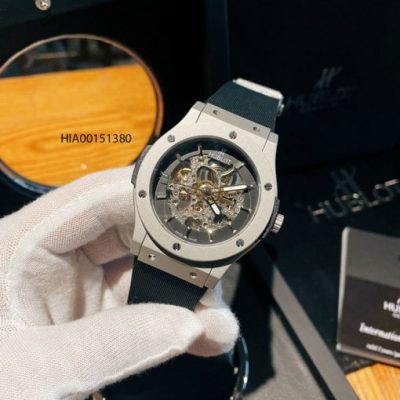 Đồng hồ Hublot Nam máy cơ Automatic dây cao su đen