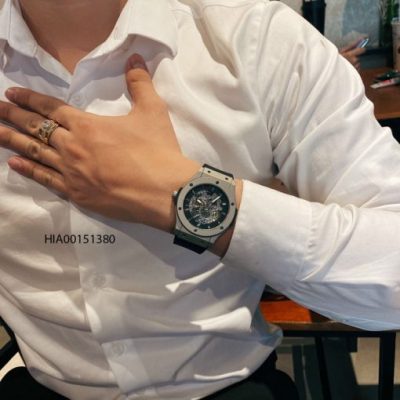 Đồng hồ Hublot Nam máy cơ Automatic dây cao su đen