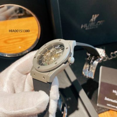 Đồng hồ Hublot Nam máy cơ Automatic dây cao su đen