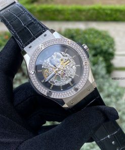 hib50151546-1-dong-ho-hublot-nam-may-co-dinh-da-cao-cap-247x296-1 Đồng hồ Hublot nam máy cơ đính đá cao cấp dây đen