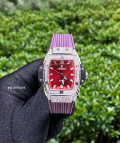 Đồng hồ Hublot Nữ Senna Champin 88 dòng Bigbang Spirit nâu tím