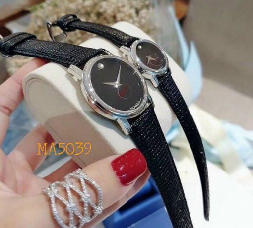 MA50396799-Movado-den-bac-1 Đồng Hồ cặp Movado dây da kim tuyến giá rẻ