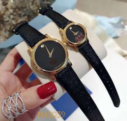 MA50396799-Movado-den-vang-2 Đồng Hồ cặp Movado dây da kim tuyến giá rẻ