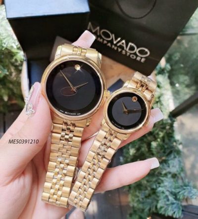 Đồng hồ cặp đôi Movado Couple dây thép không gỉ