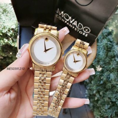 Đồng hồ cặp đôi Movado Couple dây thép không gỉ