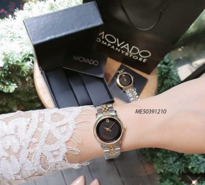 Đồng hồ cặp đôi Movado Couple dây thép không gỉ