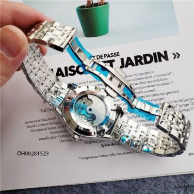 Đồng hồ cơ nam lộ máy Omega dây thép không gỉ cao cấp