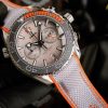 OI400661326-OMEGA-(2) Đồng hồ Omega Seamaster Planet Ocean Nam màu cam cao cấp