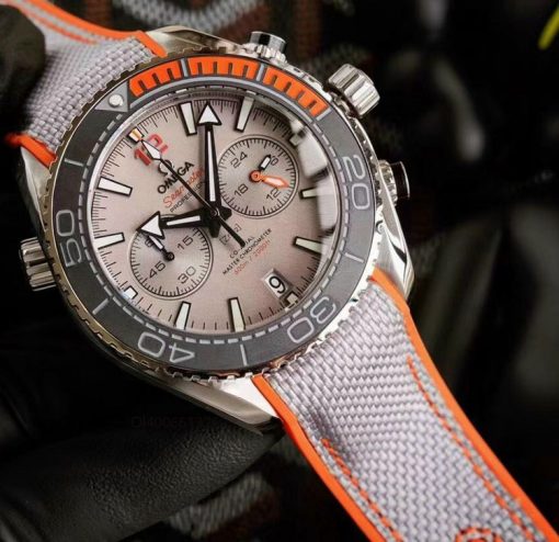 OI400661326-OMEGA-(2) Đồng hồ Omega Seamaster Planet Ocean Nam màu cam cao cấp