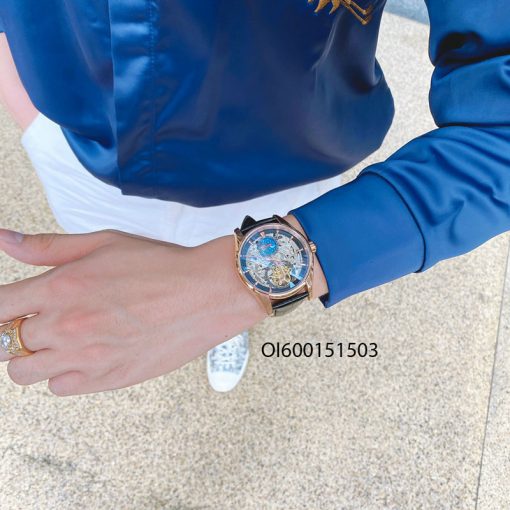 OI600151503-11-Dong-ho-omega-day-da-may-co-nam Đồng hồ nam Omega máy lộ cơ viền vàng dây da cao cấp