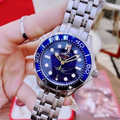 đồng hồ Omega Seamaster nam máy cơ Nhật dây thép không gỉ cao cấp giá rẻ