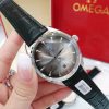 Đồng hồ cơ Omega Seamaster dây da lộ máy nhật cao cấp