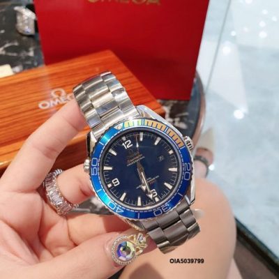 Đồng hồ cơ omega nam máy nhật dây thép không gỉ