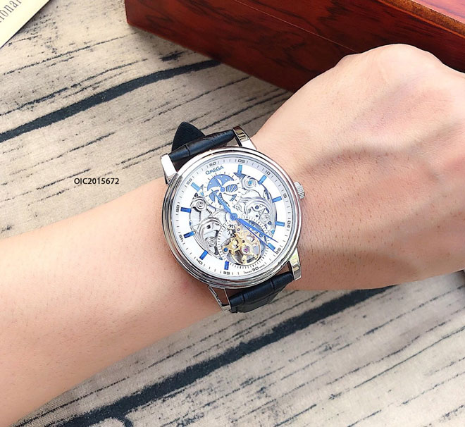 Đồng Hồ Omega Automatic Nam dây da cao cấp