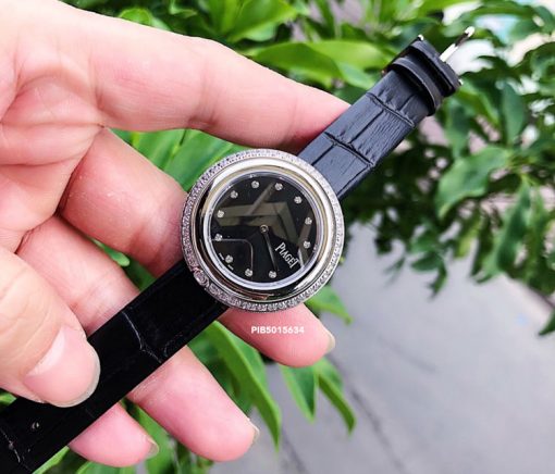 Đồng Hồ nữ Piaget Possession Replica 1:1 dây da đính đá full viền Đồng Hồ nữ Piaget Possession Replica 1:1 dây da đính đá full viền