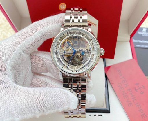 PP_I70015975-bac-trang-2 Đồng hồ Patek Philippe máy lộ cơ thụy sĩ dây kim loại cao cấp