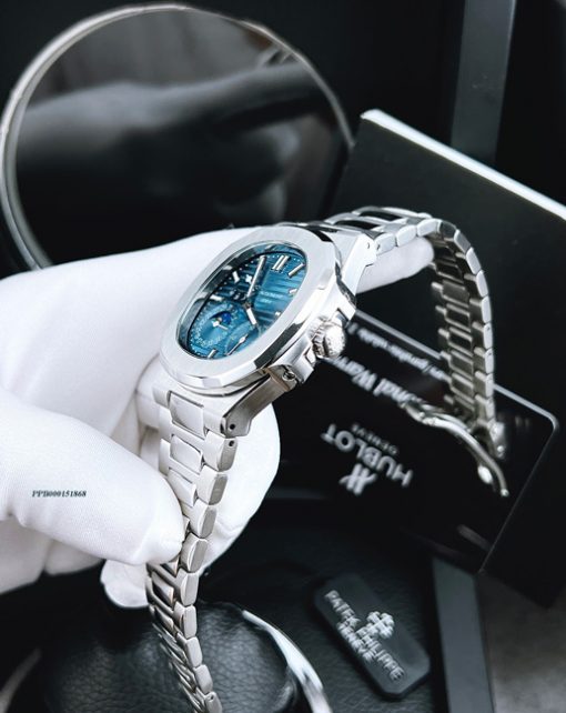 PPB000151868-patek-philippe-nam-cơ-dây-kim-viền-trơn-2-đồng-hồ-nhỏ-(17) Đồng hồ nam Patek Philippe máy cơ dây thép không gỉ mặt lịch ngày cao cấp