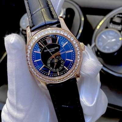 Đồng hồ nam Patek Philippe Complication automatic dây da giá rẻ