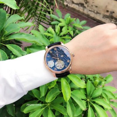 Đồng hồ nam Patek Philippe máy Thụy Sĩ dây da cao cấp giá rẻ