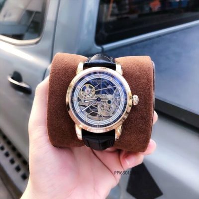 độ dày đồng hồ nam Patek Philippe máy cơ thụy sĩ lộ cơ trong suốt cao cấp giá rẻ