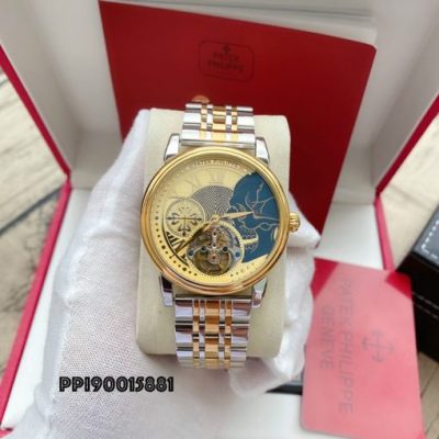 Đồng hồ Nam Patek Philippe đầu lâu máy cơ dây demi cao cấp