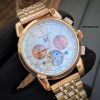 Đồng Hồ Nam Patek Philippe máy cơ dây thép mạ vàng PVD cao cấp