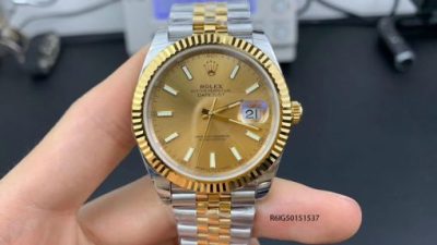 Đồng Rolex DayJust Inter Gold nam dây thép mạ vàng 18k Replica 1:1