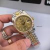 Đồng Rolex DayJust Inter Gold nam dây thép mạ vàng 18k Replica 1:1